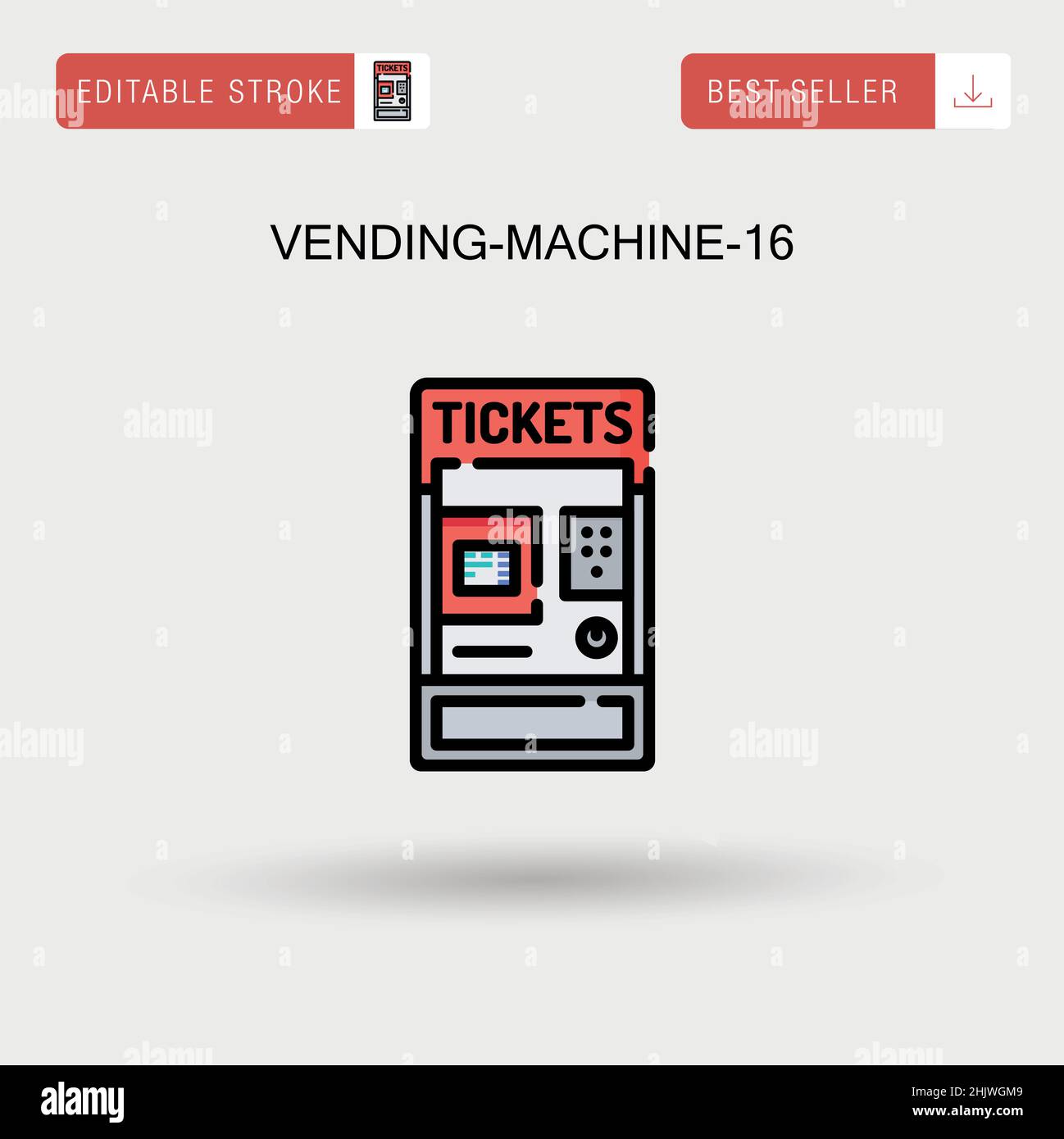 Coffee can machine Stock Vector Images - Alamy