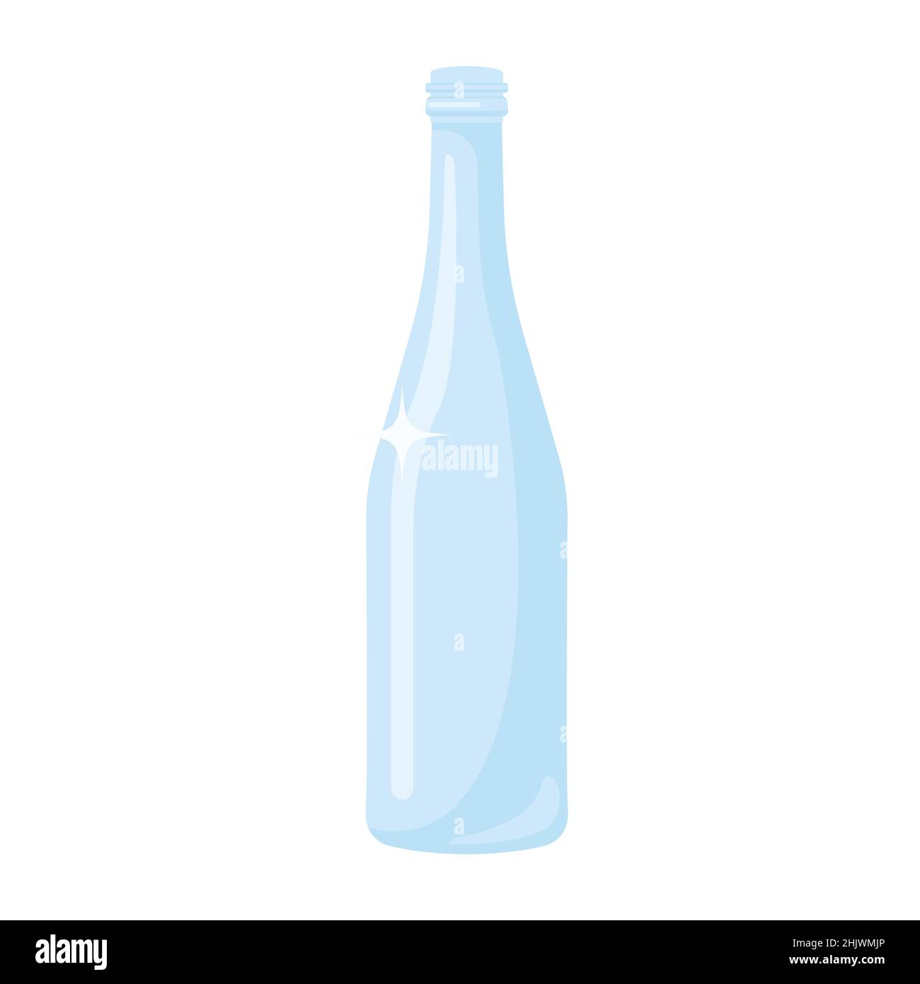 glass bottle Cartoon vector illustration isolated object Stock Vector Image & Art Alamy