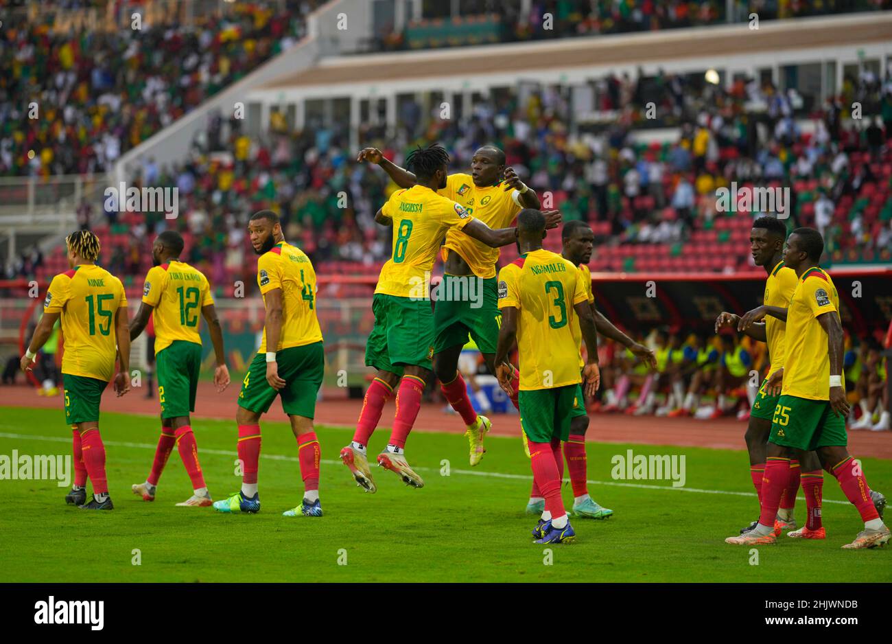 Yaoundé, Cameroon, January, 17, 2022: Vincent Aboubakar of Cameroon