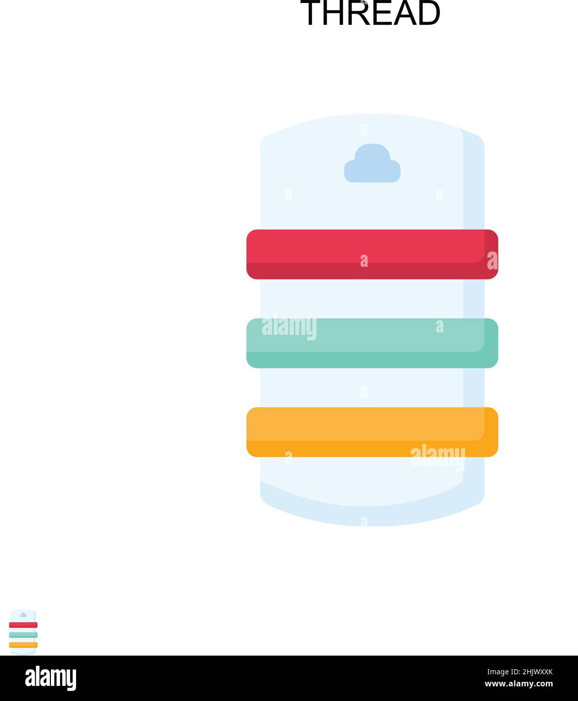 Thread lifting illustration Stock Vector Images - Alamy