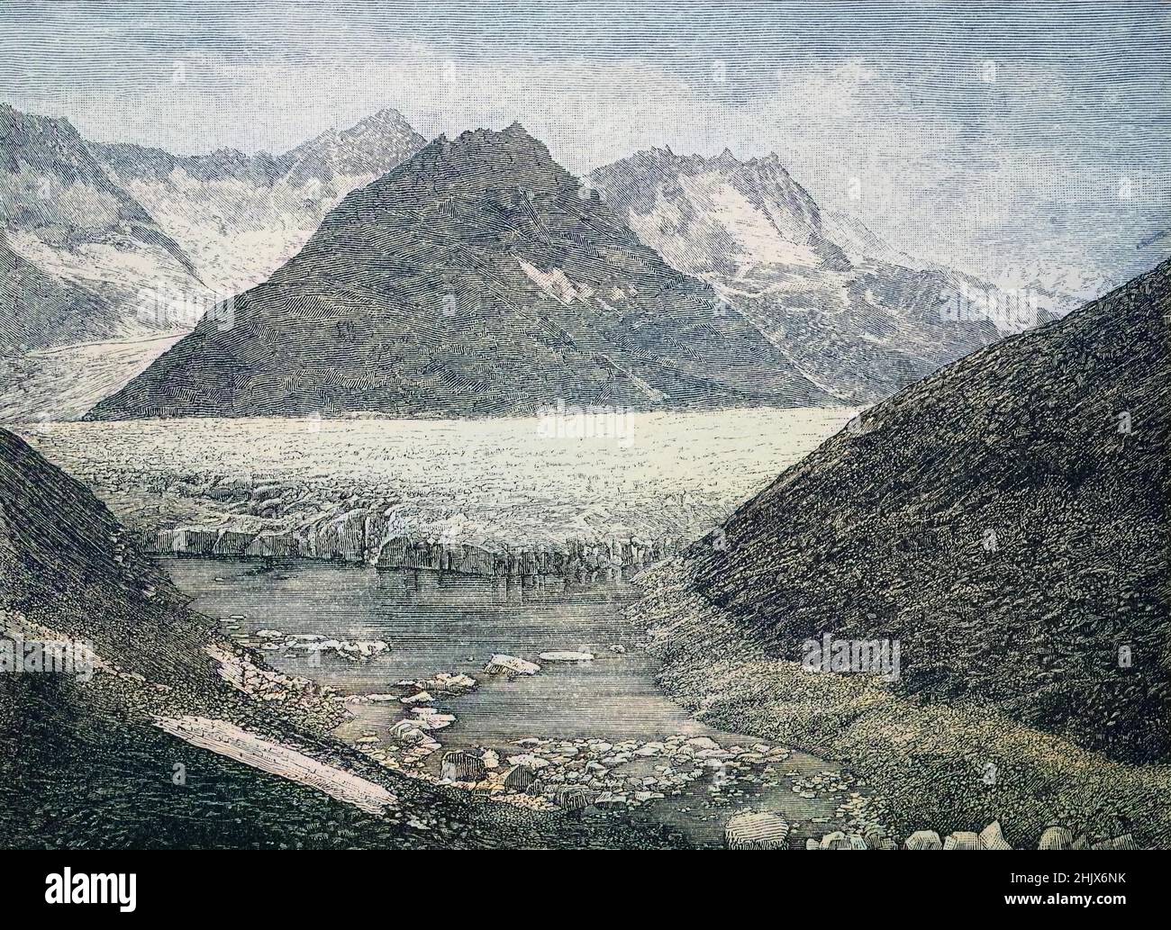 Schweiz Zeichnung Alpen High Resolution Stock Photography and Images - Alamy