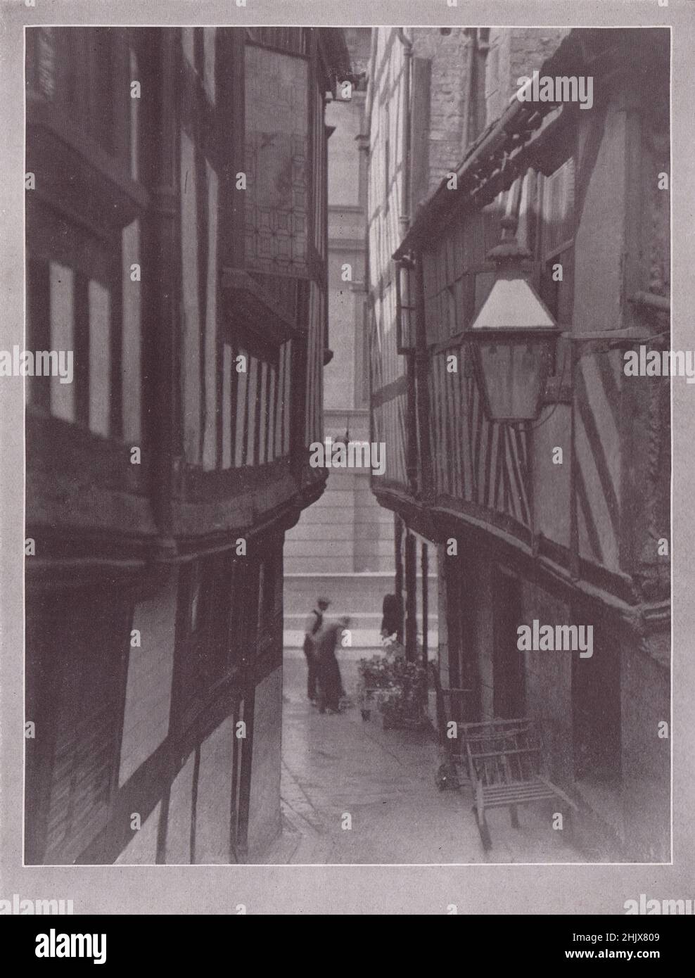 Grope Lane, Shrewsbury . Shropshire (1923) Stock Photo