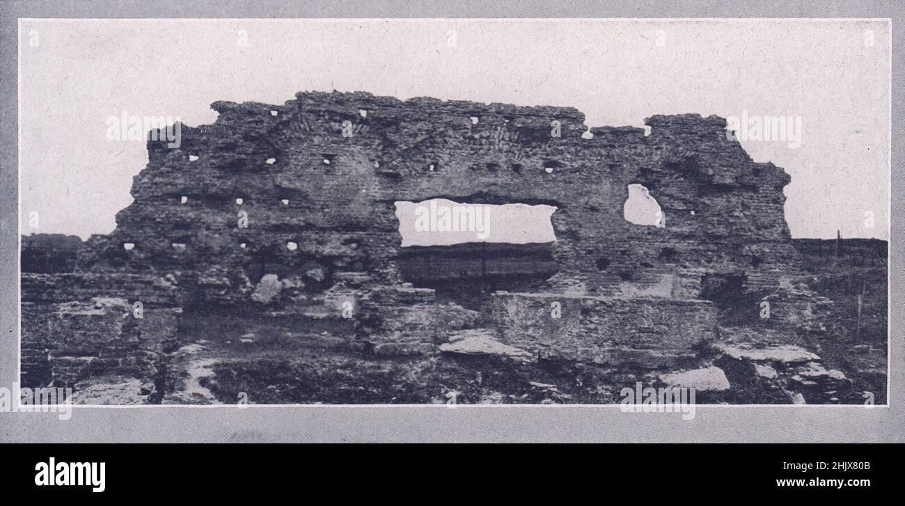 Roman Remains, Uriconium . Shropshire (1923) Stock Photo