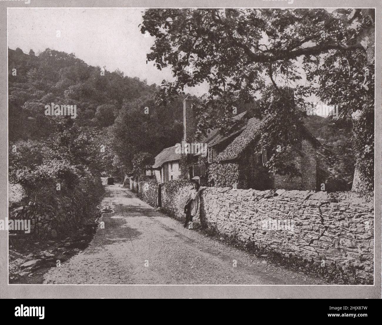 Horner Valley . Somersetshire (1923) Stock Photo