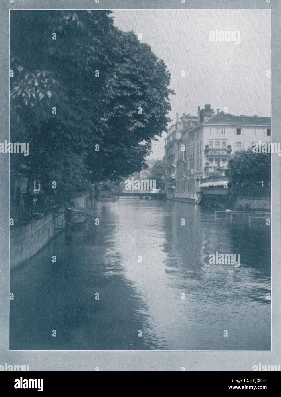 Another view of Zûrich. Switzerland (1925) Stock Photo
