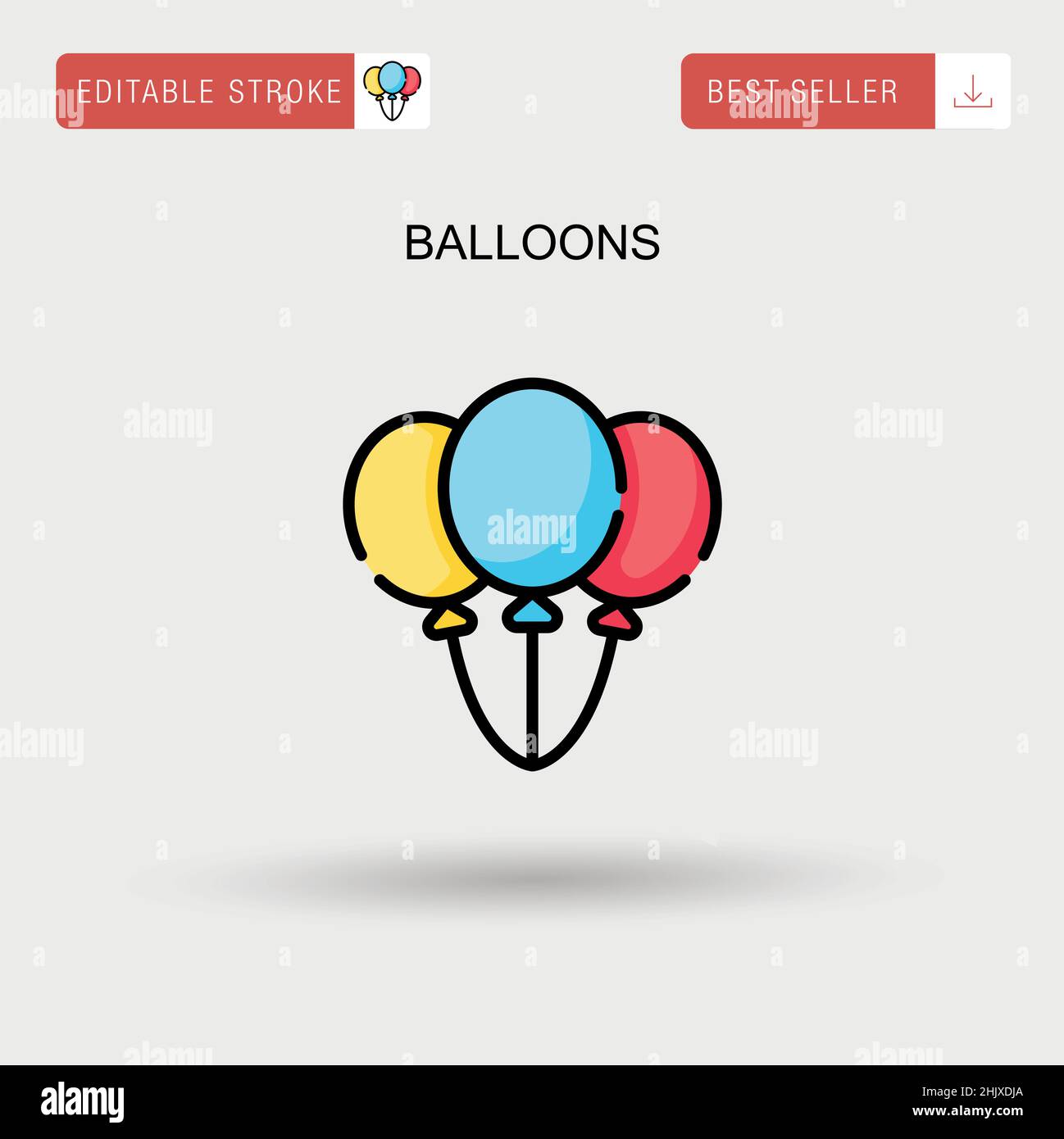 43 String Of Balloons Silhouette Stock Photos, High-Res Pictures