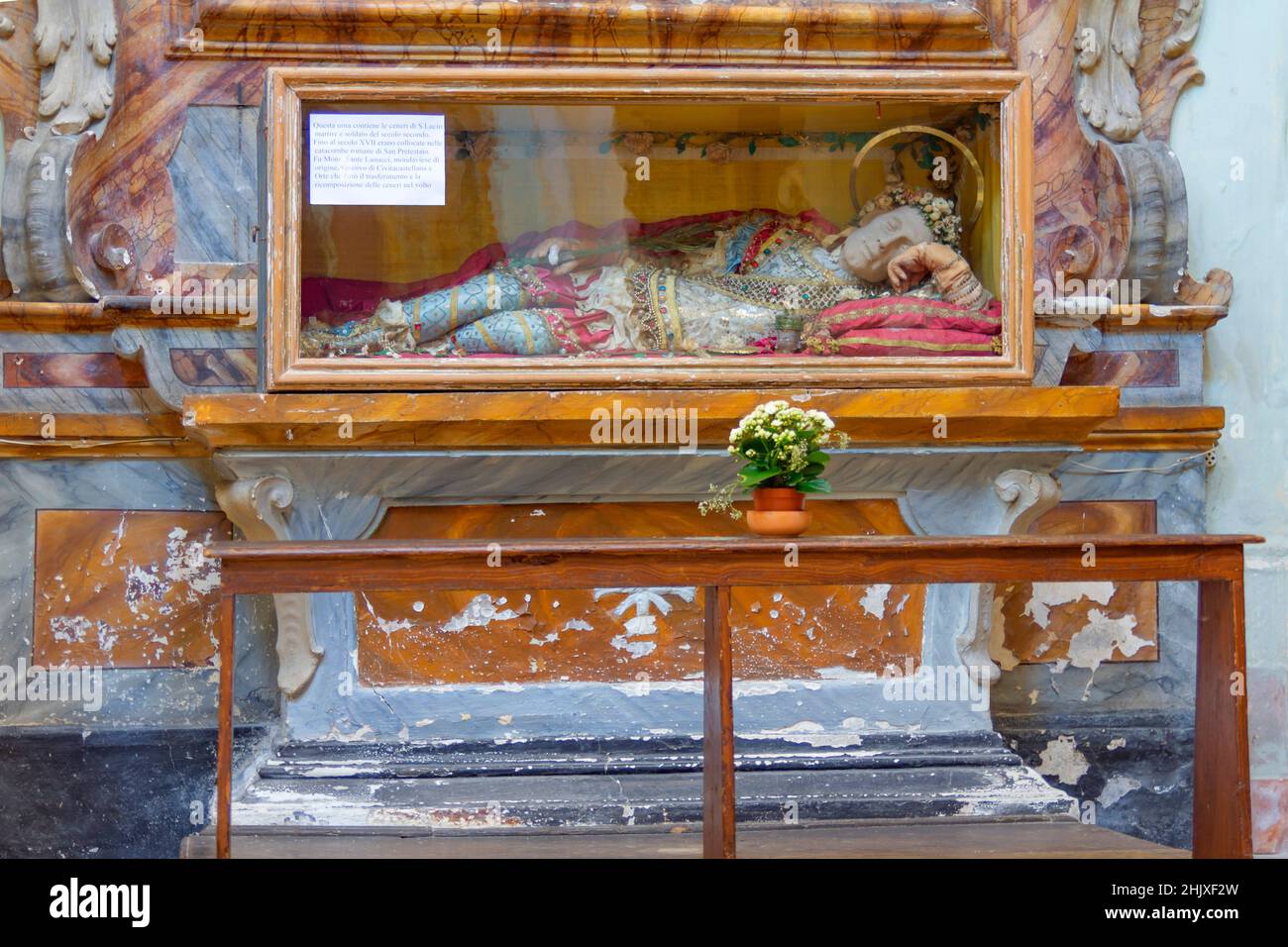 Church of San Francesco, Martyr San Lucio, Ashes, Mondavio, Marche, Italy, Europe Stock Photo