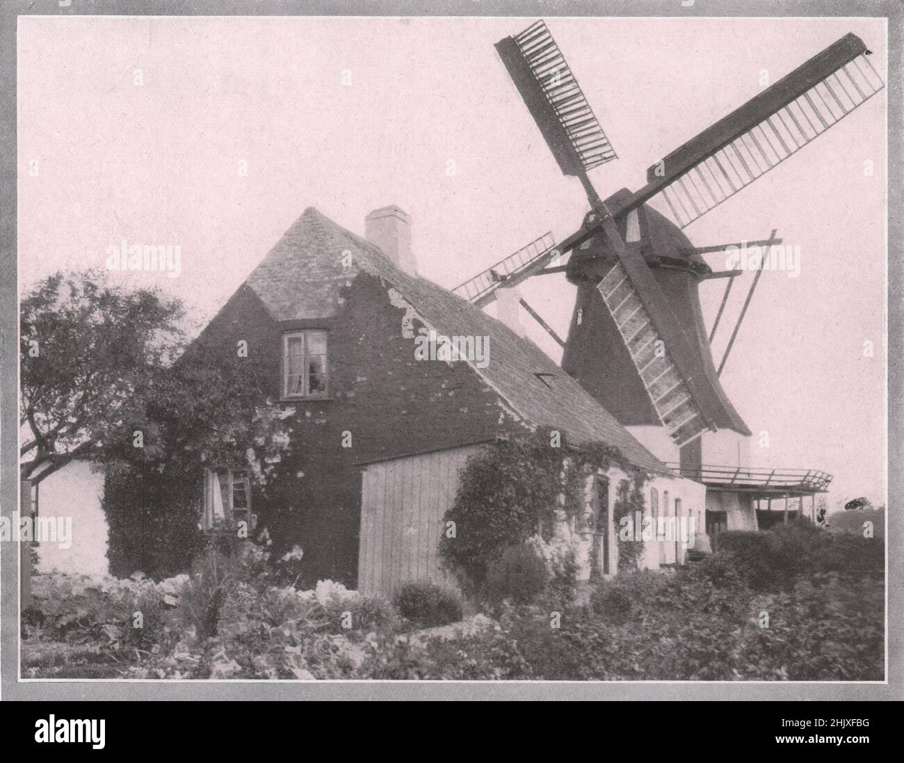 A typical country scene, Slesvig. Denmark (1925) Stock Photo