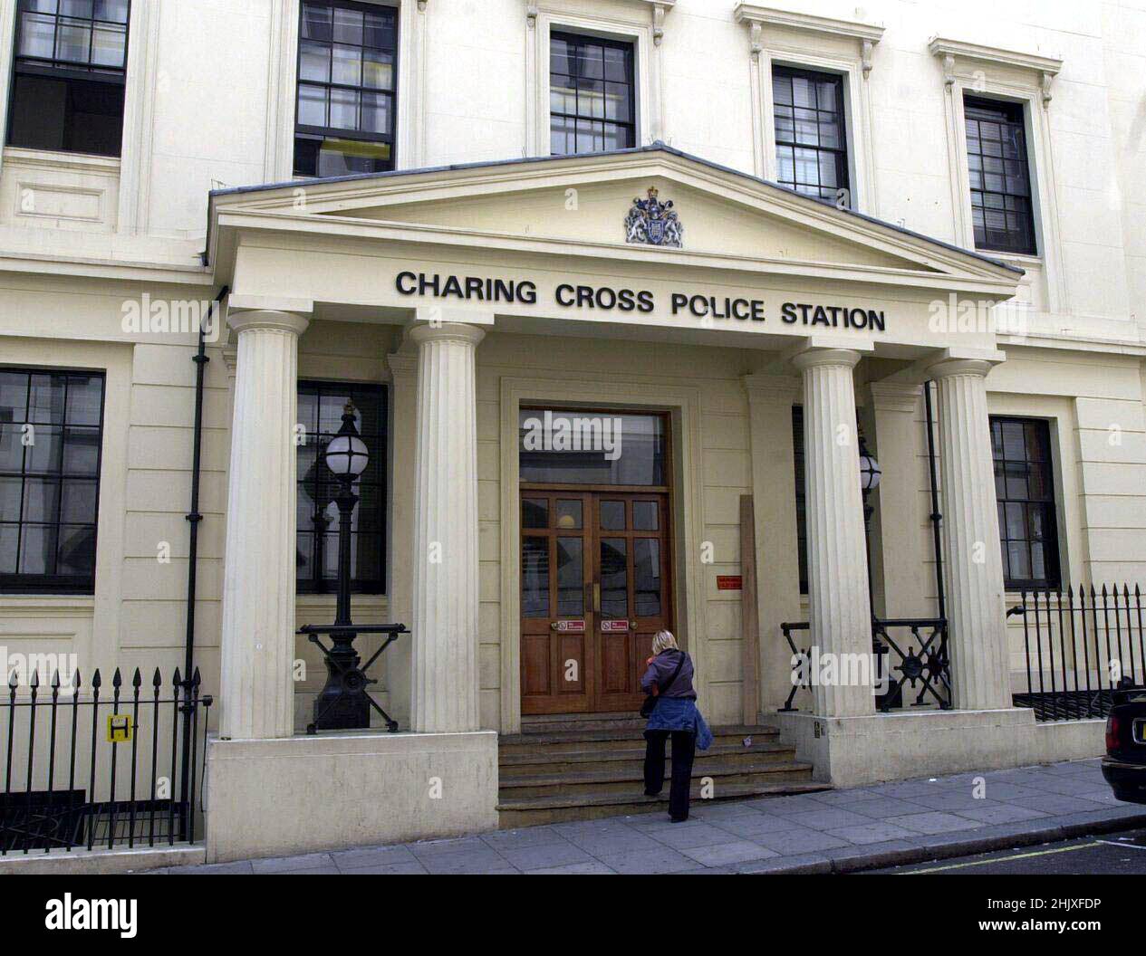File photo dated 06/07/2000 of Charing Cross police station in central London. Police officers exchanged highly offensive racist, sexist and homophobic messages with claims that it was 'banter' becoming a cover for bullying and harrassment, a watchdog has found. The messages were uncovered as part of nine linked investigations into officers based in Westminster, mostly at Charing Cross police station, that began in March 2018 after allegations that an officer had sex with a drunk person at a police station. Issue date: Tuesday February 1, 2022. Stock Photo