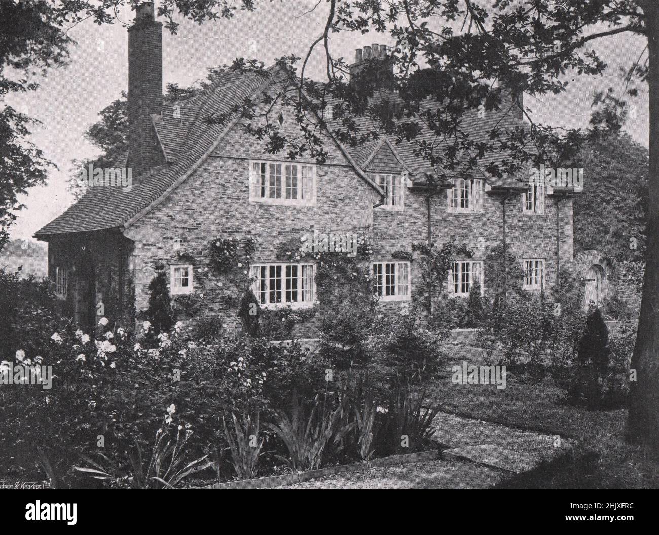 The south side. Derbyshire. Brookside, Chesterfield. Designed by Mr