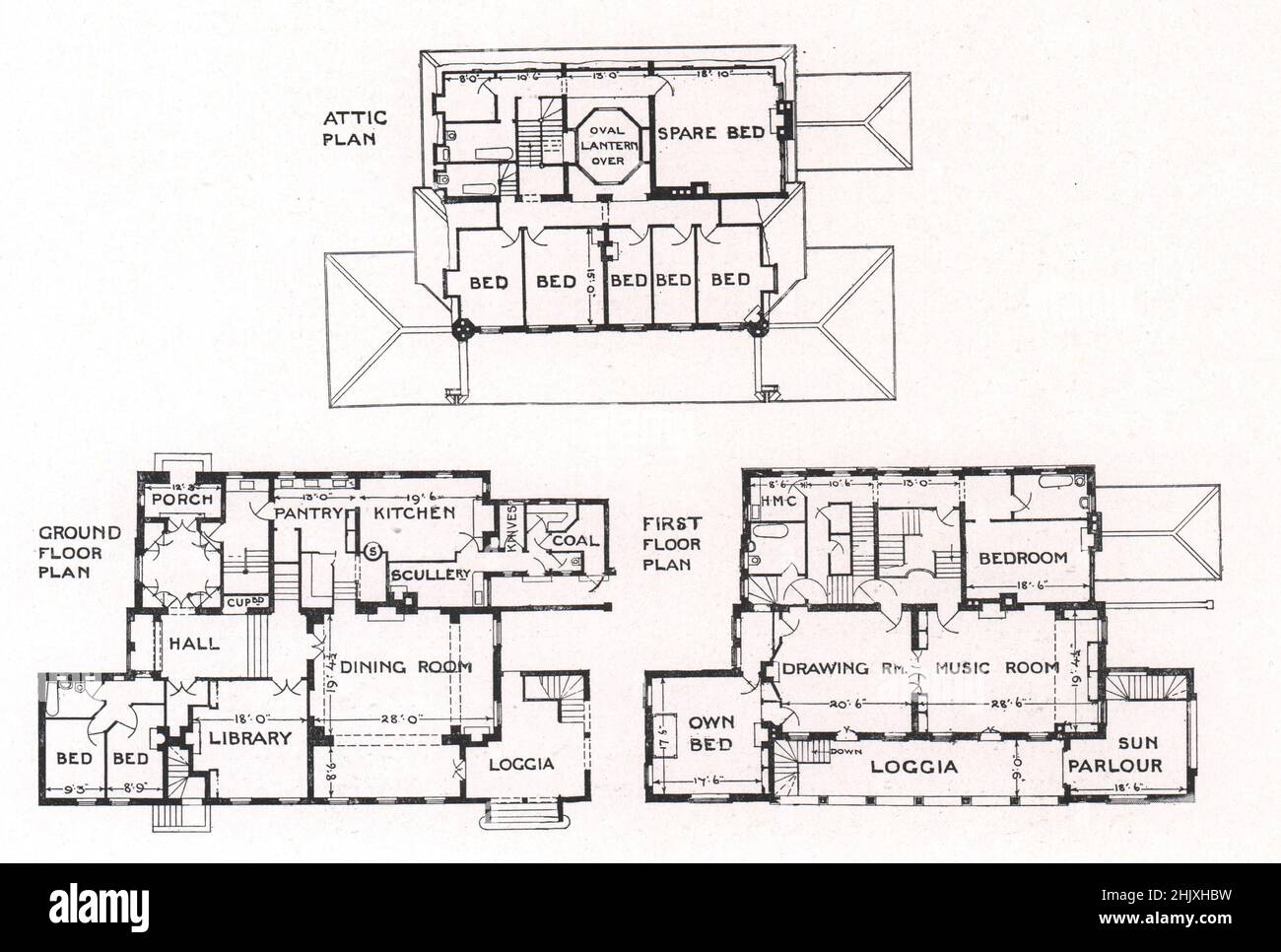 house-at-englefield-green-surrey-attic-plan-ground-floor-plan-first-floor-plan-h-s