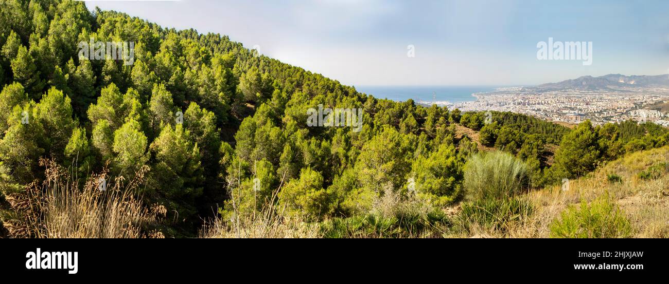 Mountains of Malaga Stock Photo