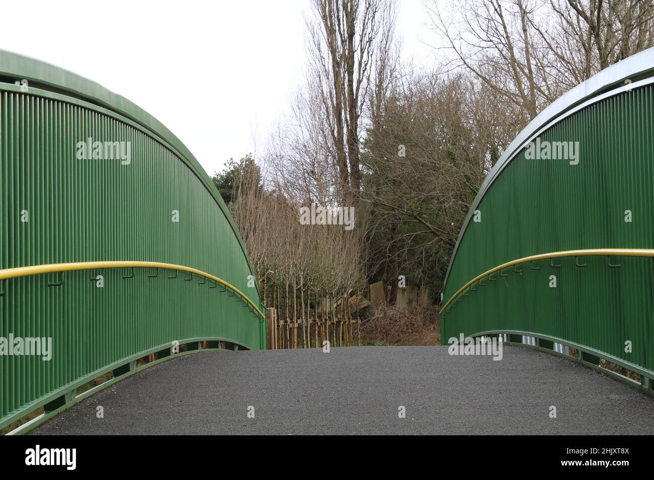 Yellow handrail hi-res stock photography and images - Alamy
