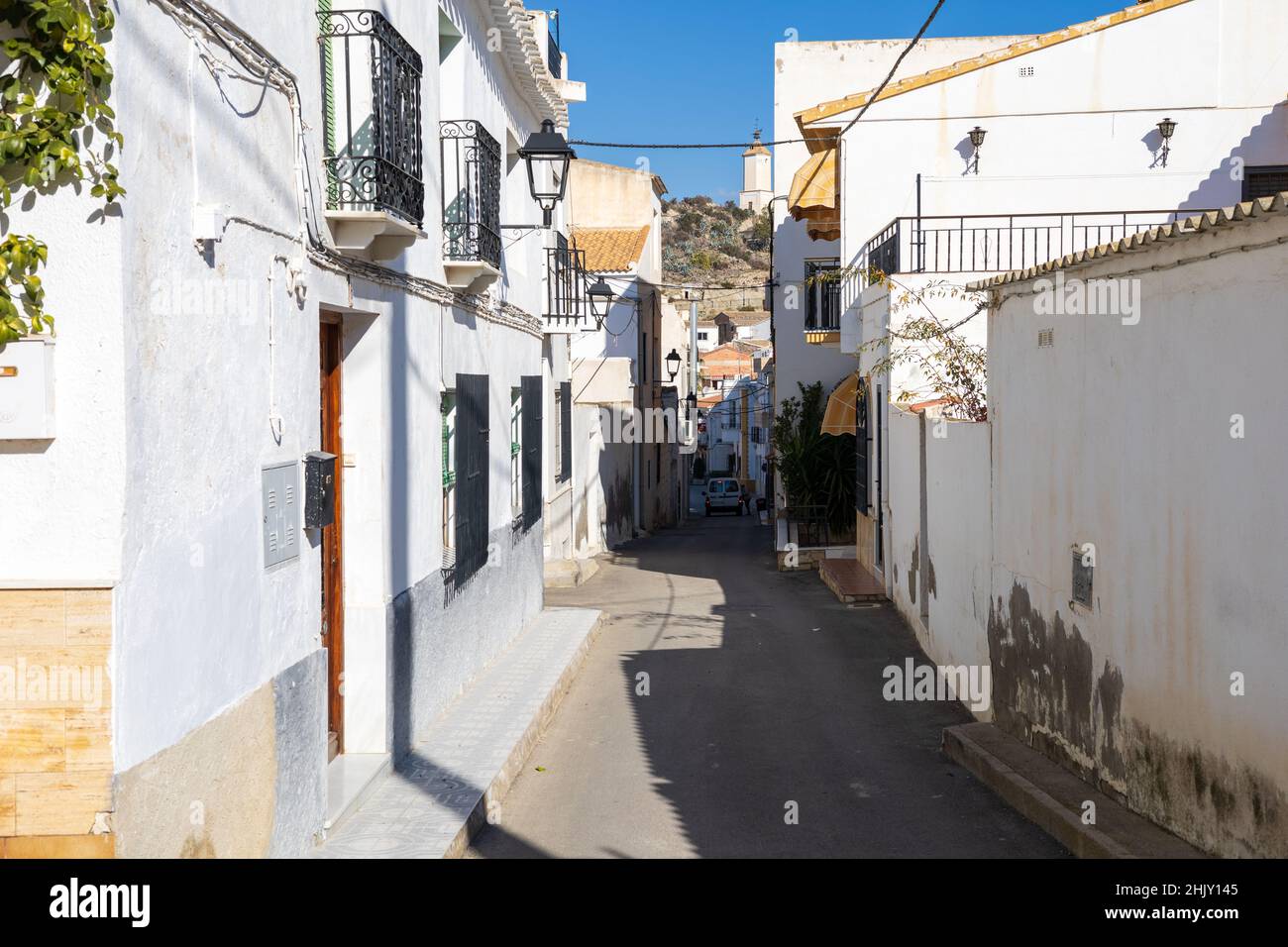 Zurgena Town, Almanzora Valley, Almeria province, Andalucía, Spain Stock Photo