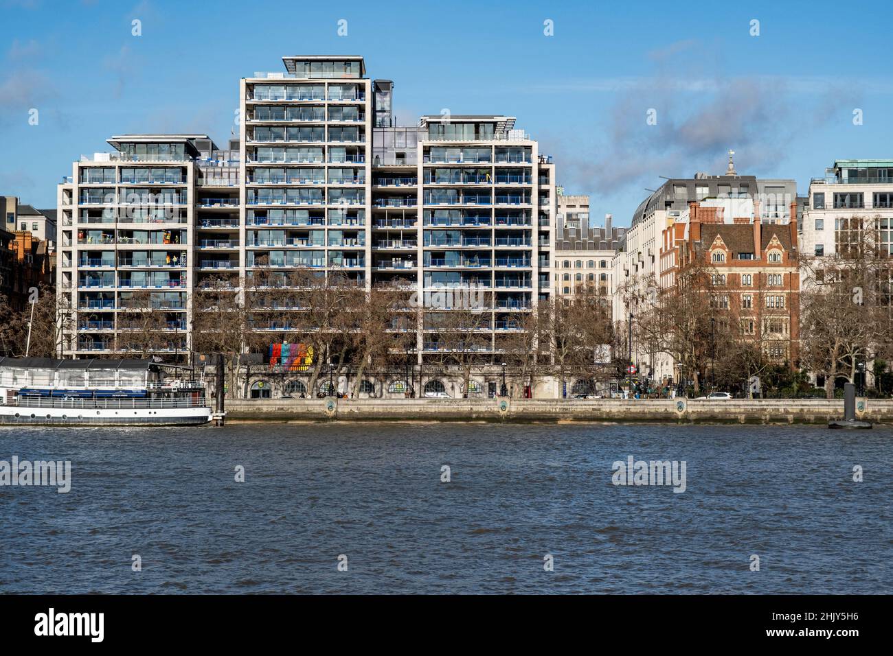 London England UK, 29 January 2022, New Highrise Development of Luxury