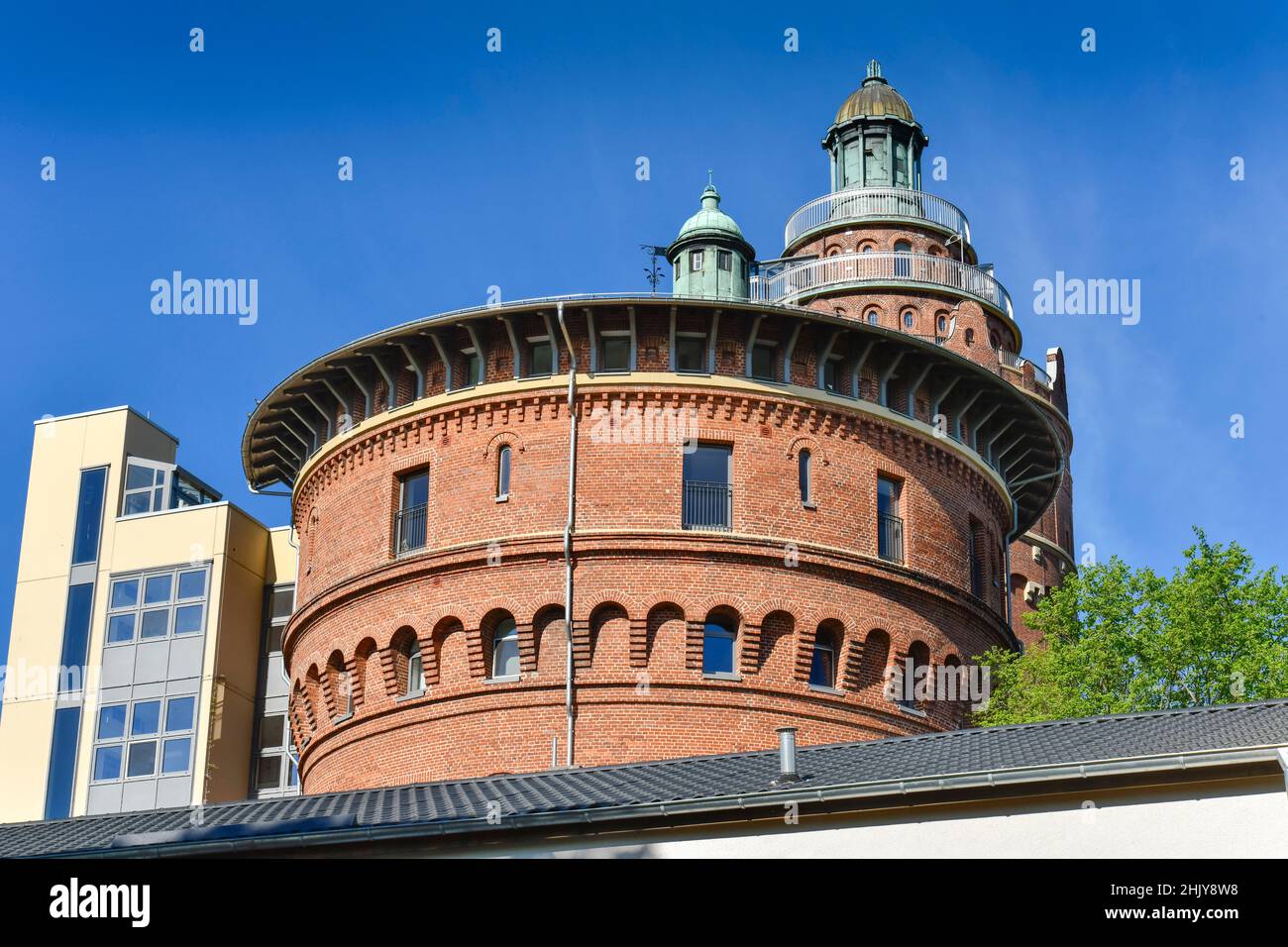 Wohnhaus, ehemaliger Wasserturm, Akazienallee, Westend, Charlottenburg, Berlin, Deutschland Stock Photo