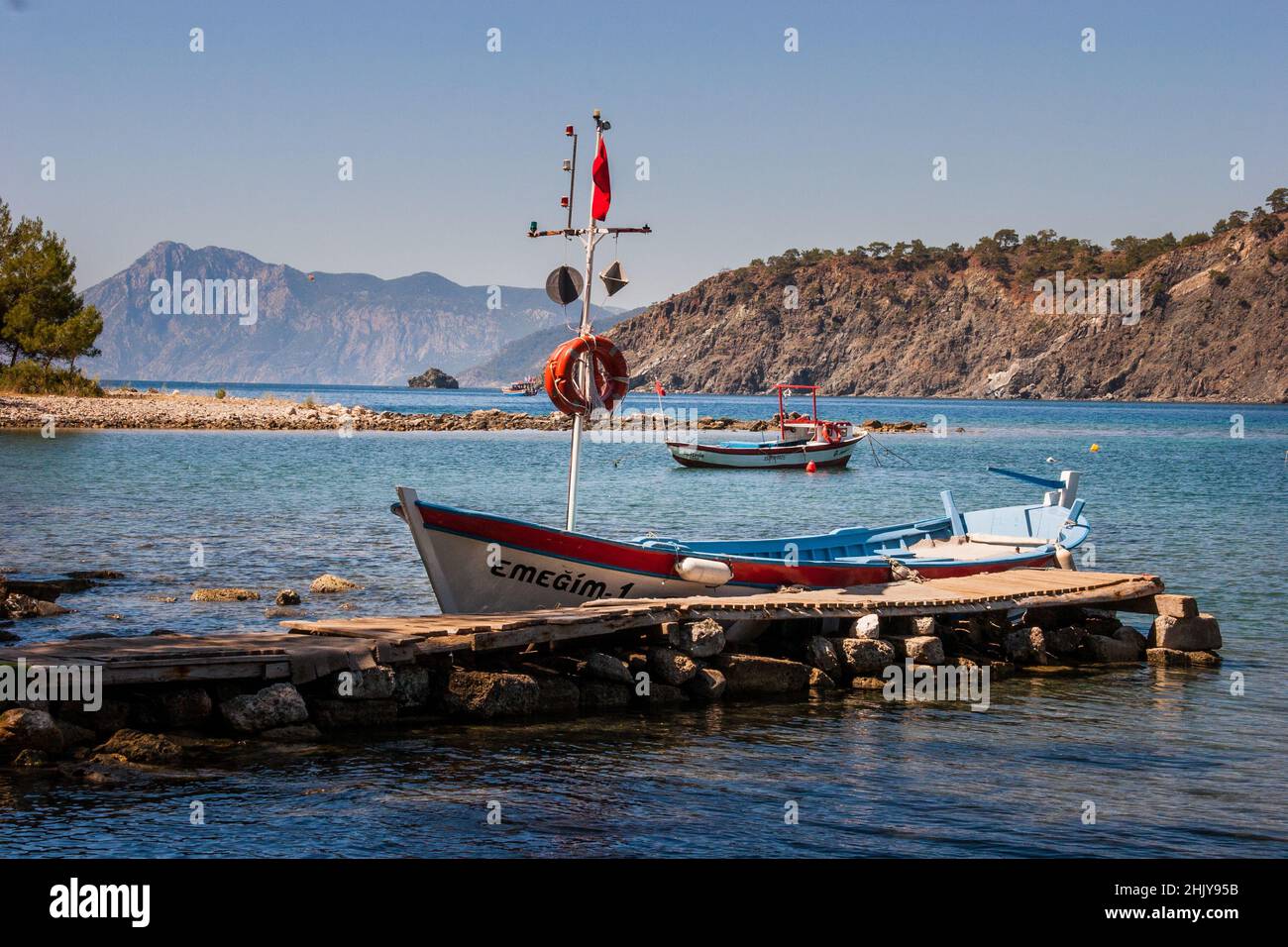 Historic Mediterranean coast Stock Photo