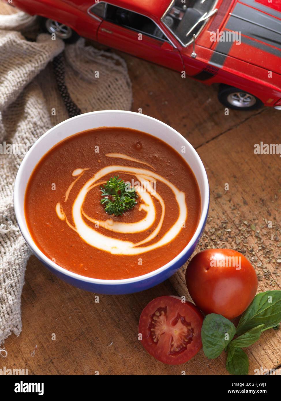 FOOD TOMATO SOUP Stock Photo - Alamy