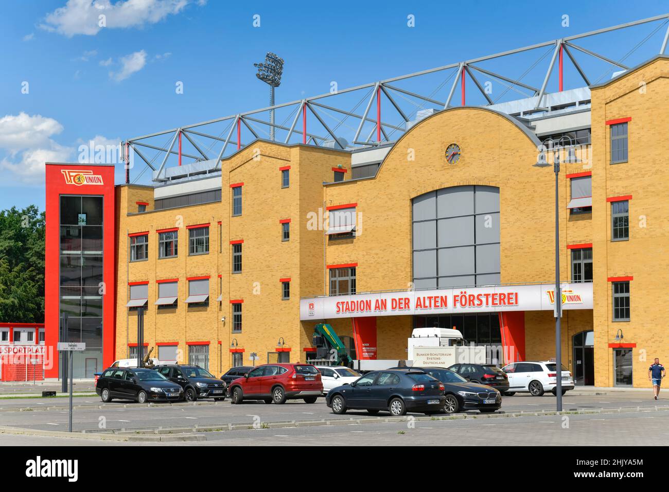 Stadion An der Alten Försterei, 1. FC Union Berlin, Köpenick, Treptow-Köpenick, Berlin, Deutschland Stock Photo