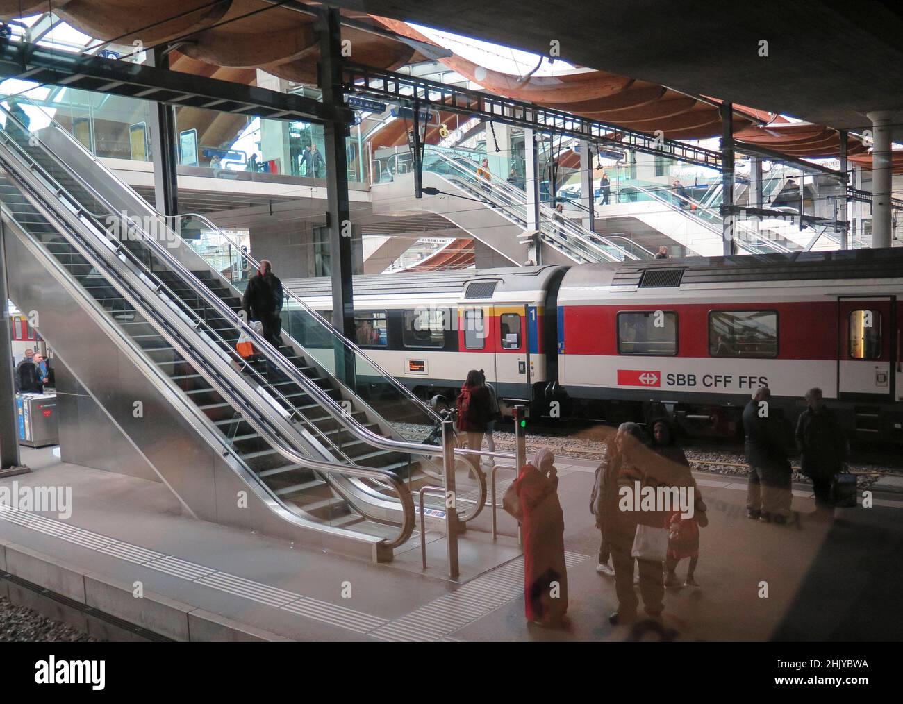 Bahnhof Bern, Schweiz Stock Photo