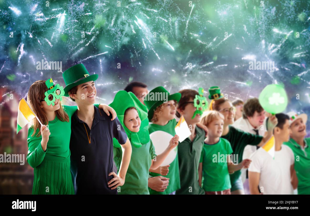 celebrating st patricks day in dublin