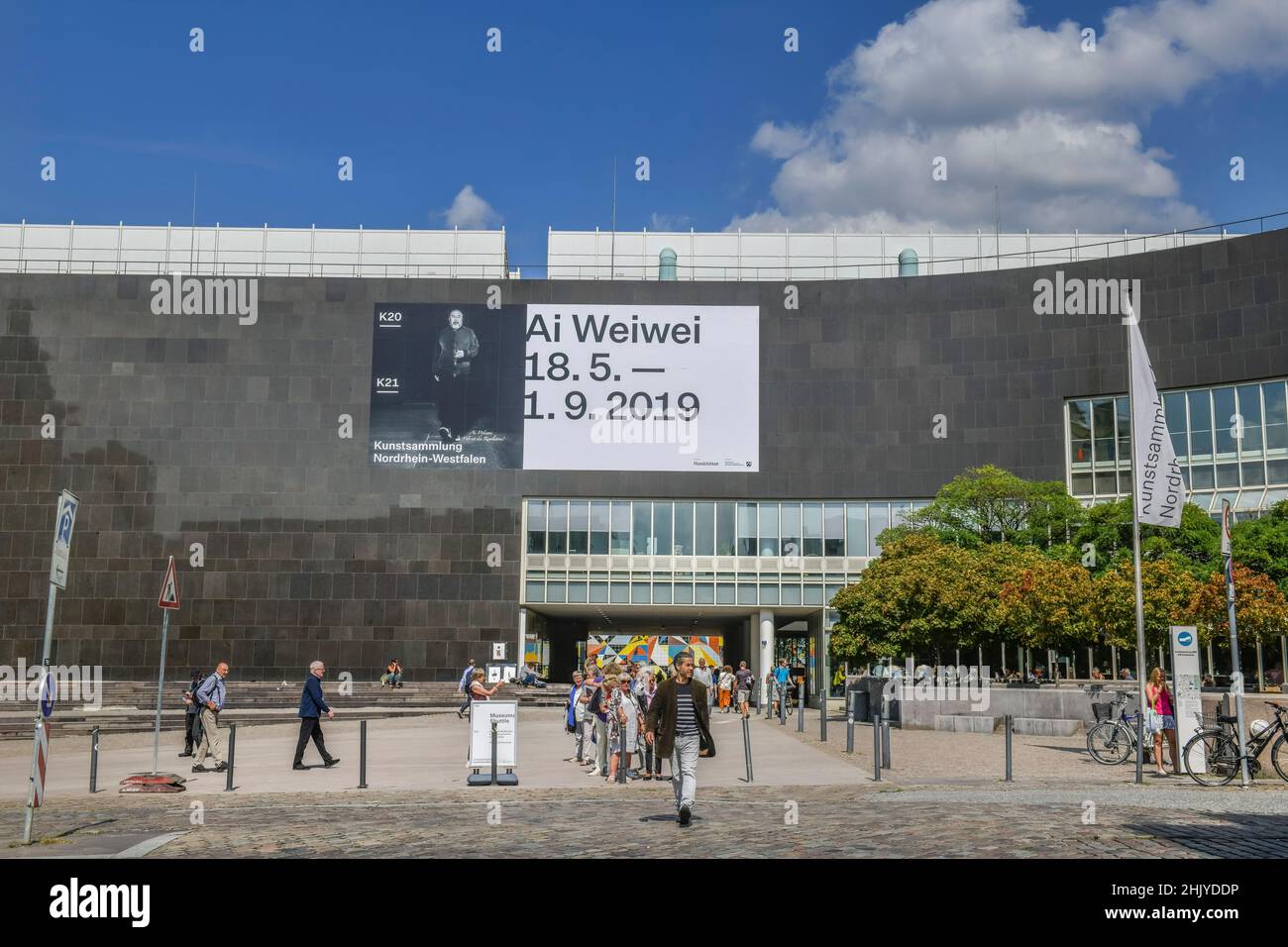 K20, Kunstsammlung Nordrhein-Westfalen, Grabbeplatz, Düsseldorf, Nordrhein-Westfalen, Deutschland Stock Photo