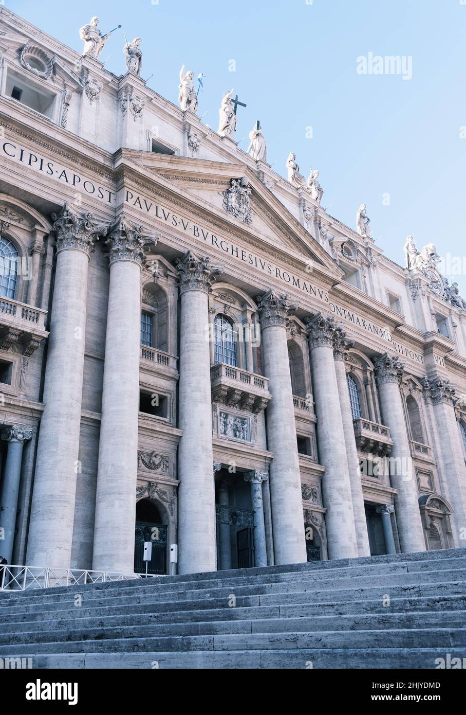Saint Peter's Basilica. Stock Photo