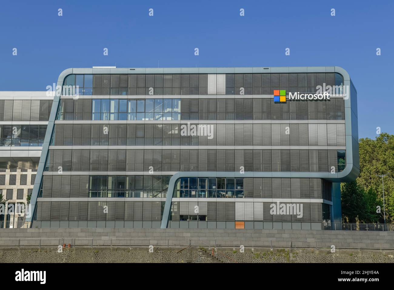 Microsoft Deutschland, Holzmarkt, Rheinauhafen, Köln, Nordrhein-Westfalen, Deutschland Stock Photo