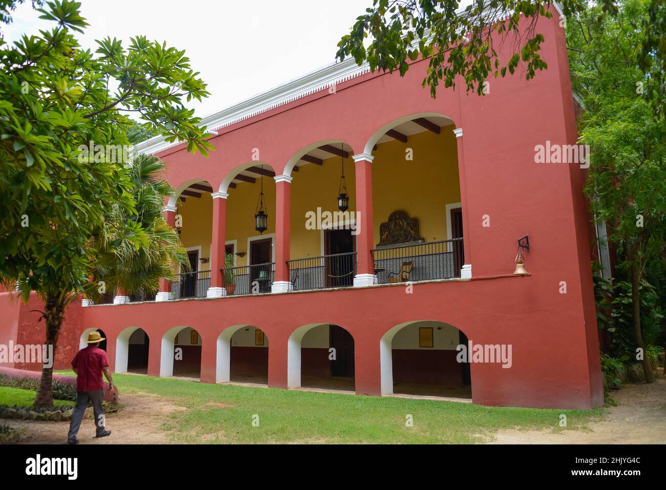 Herrenhaus, Hacienda Sotuta de Peon, Yucatan, Mexiko Stock Photo