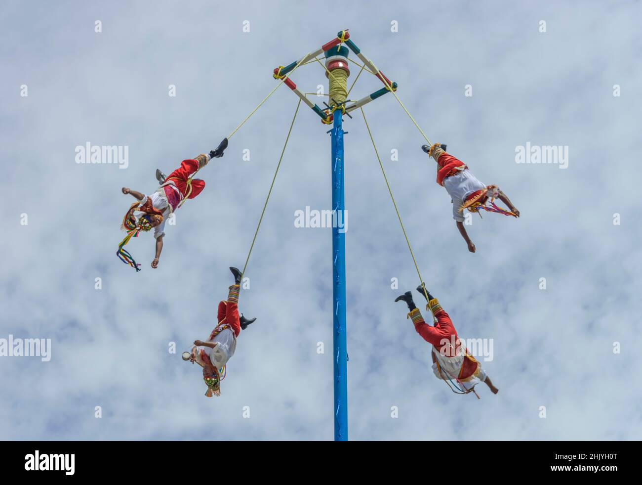 Palo Volador, Tulum, Quintana Roo, Mexiko Stock Photo