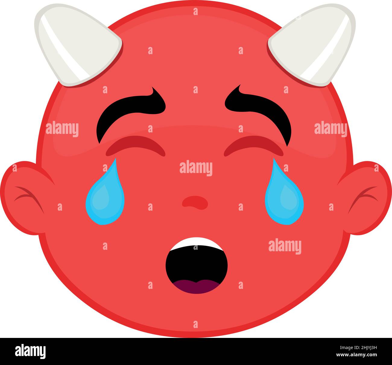 Cartoon eye with tear Cut Out Stock Images & Pictures - Page 3 - Alamy