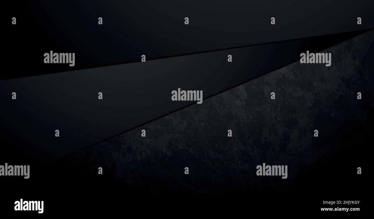 Black abstract textured grunge web background - Vector illustration ...