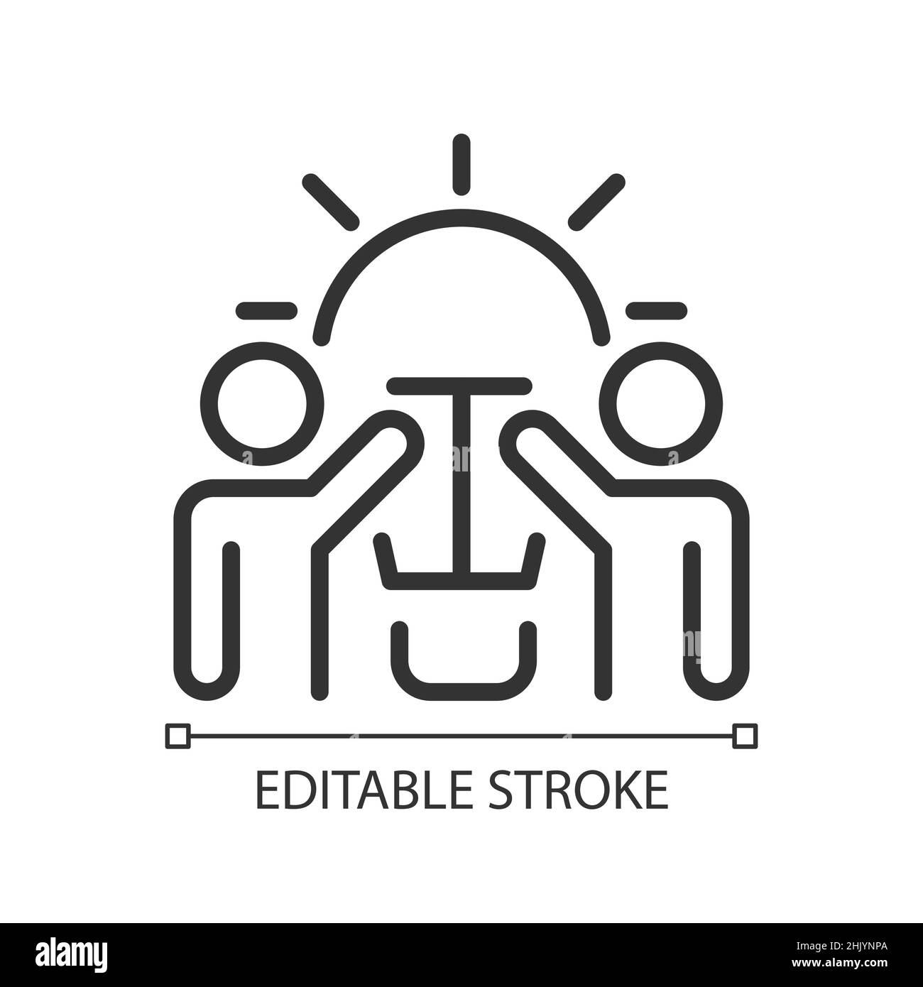 New ideas pixel perfect linear icon Stock Vector Image & Art - Alamy