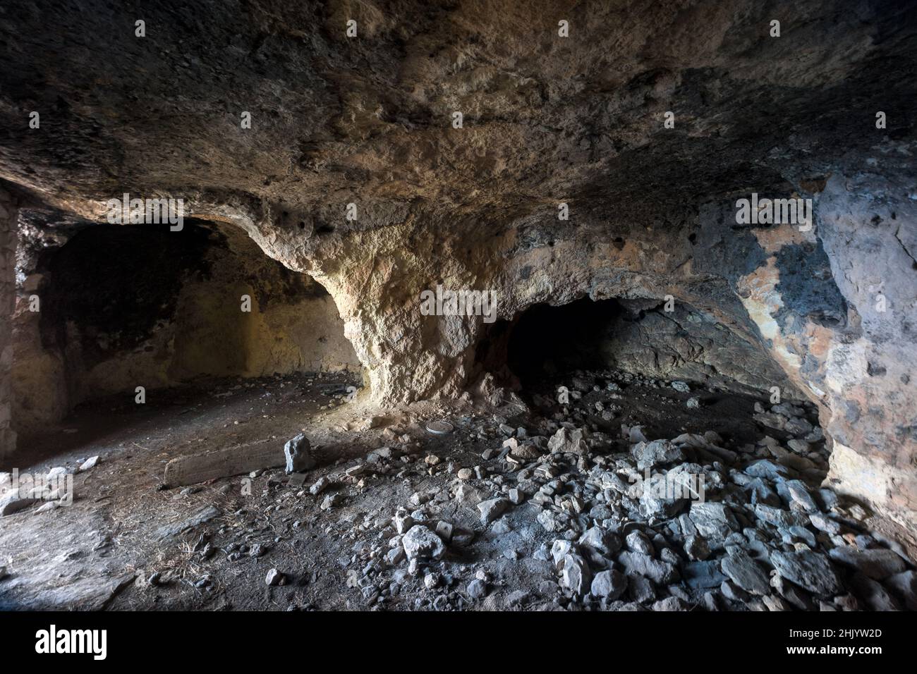 Monte Saraceno, Mattinata, Gargano, Puglia, Italy Daunia necropolis on