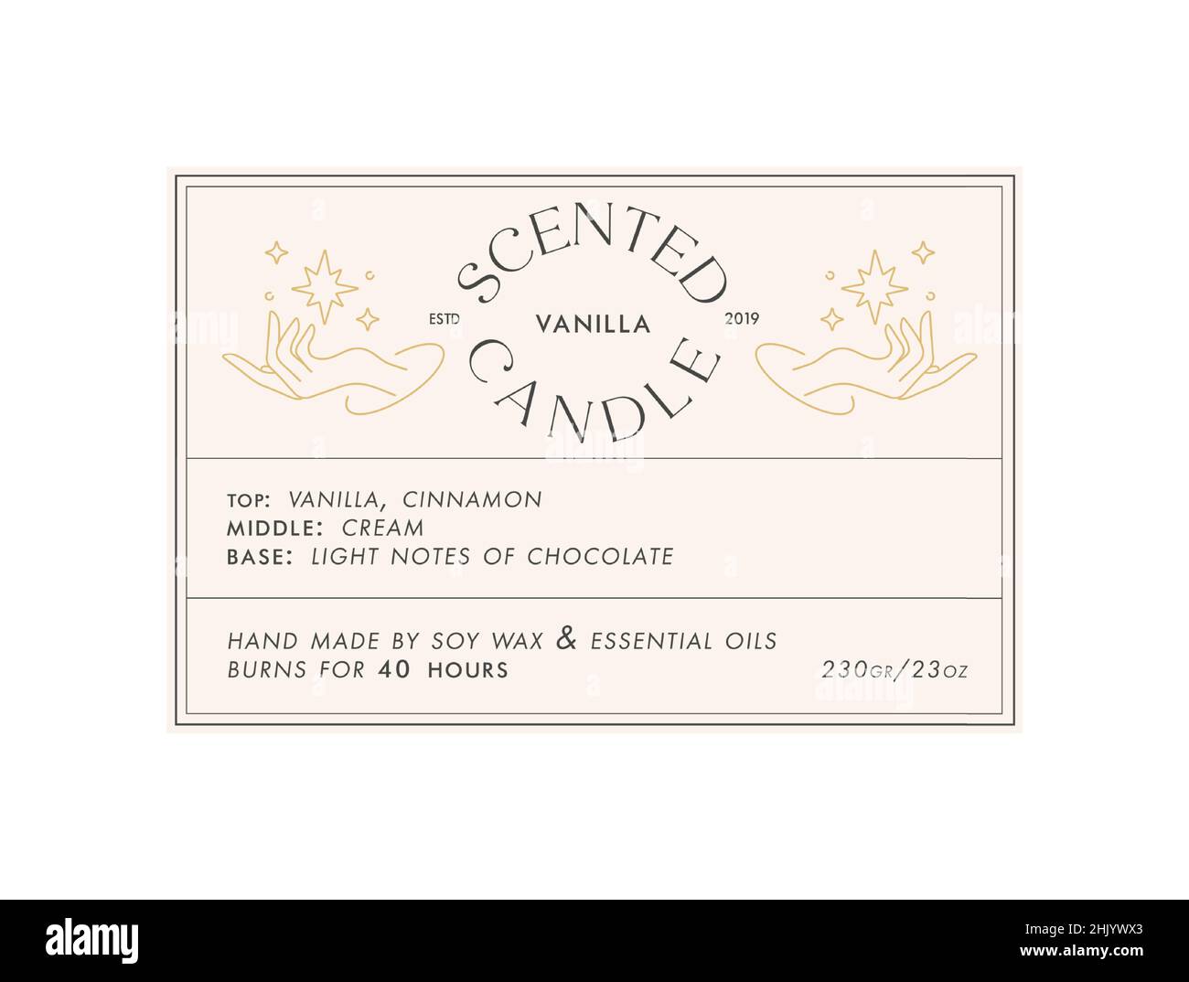 Candle Label Template Candy Pastel Colors Minimalist Label Design Candle Label Template Candy Pastel Colors Minimalist Label Design