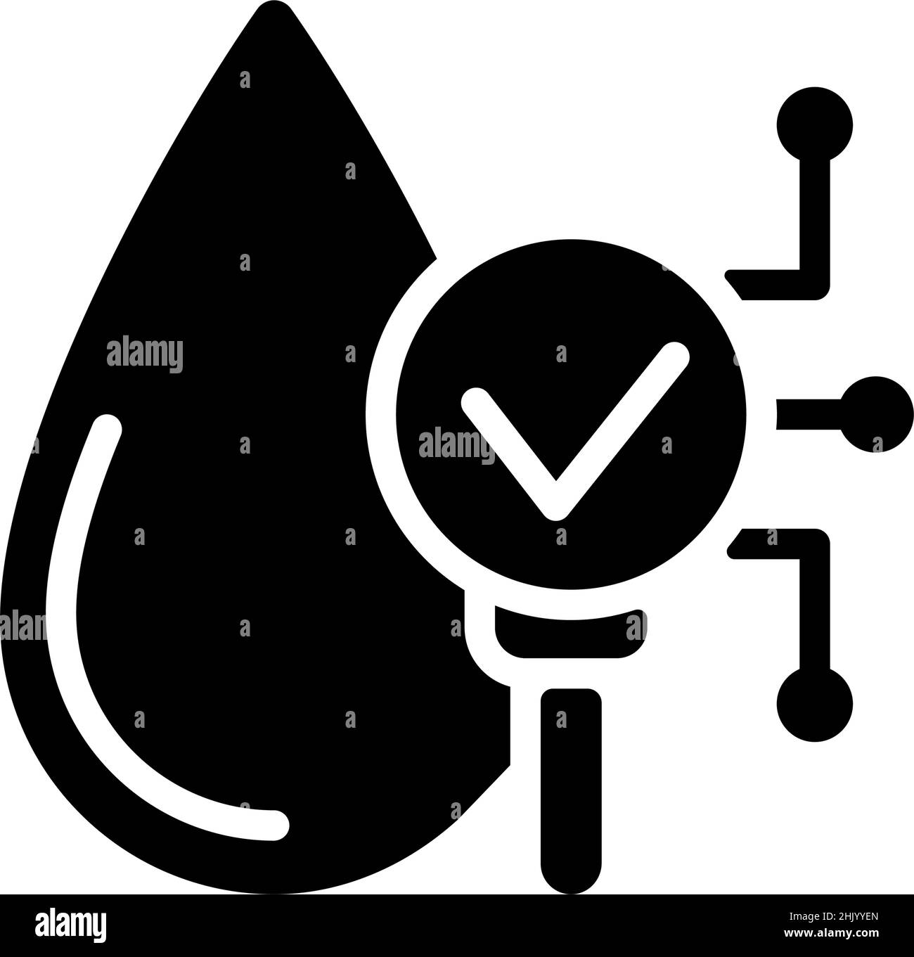 Water safety black glyph icon Stock Vector
