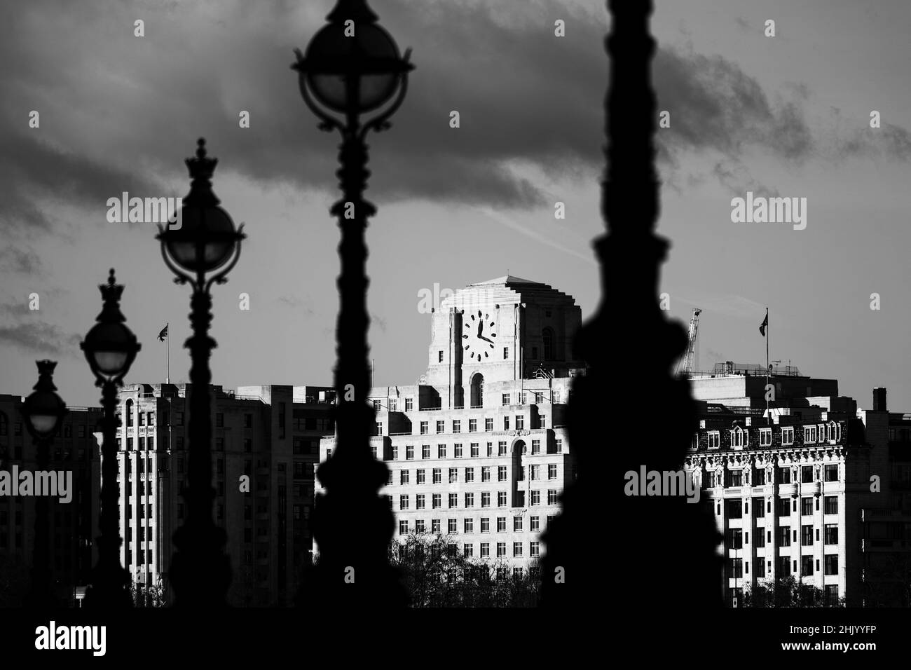 The Shell Clock Stock Photo - Alamy