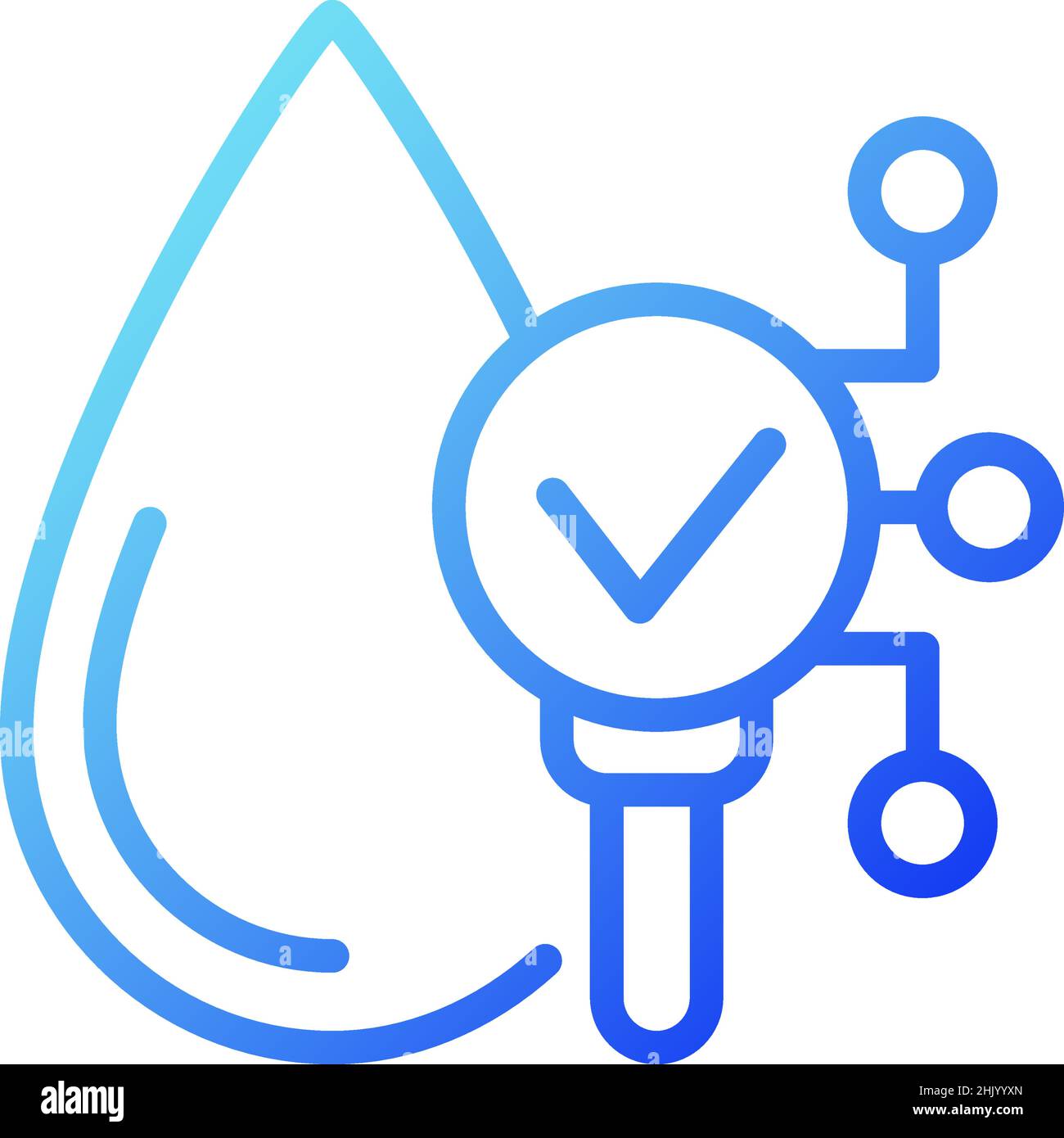 Water safety gradient linear vector icon Stock Vector Image & Art - Alamy