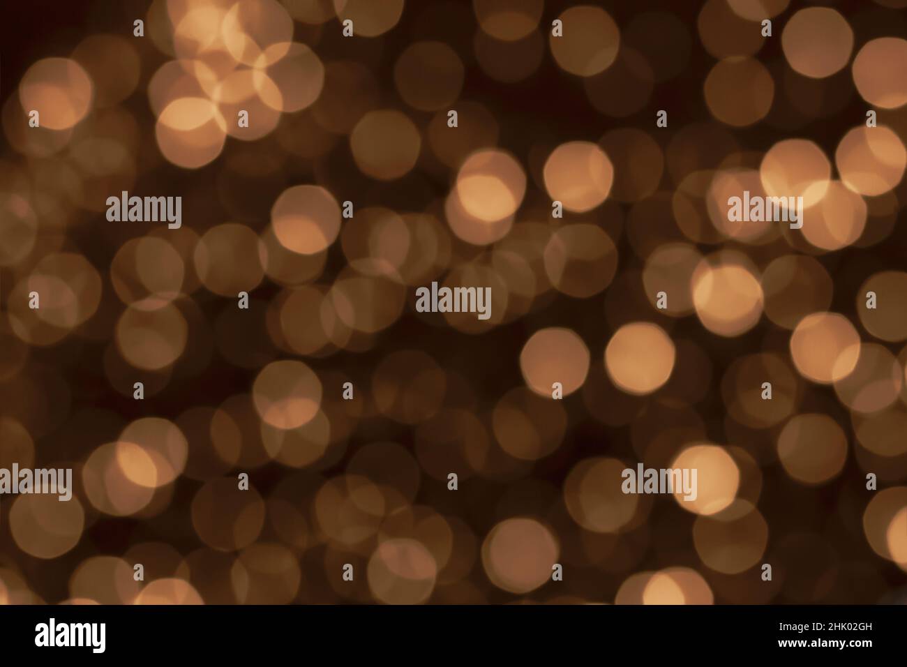 Blur bokeh golden lights background. Holiday backdrop with abstract ...
