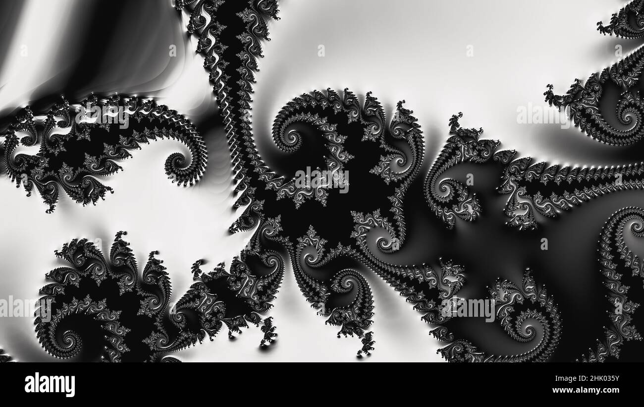 Fractal Pattern Object Example Abstract Computer generated Fractal design. A fractal is a never-ending ...