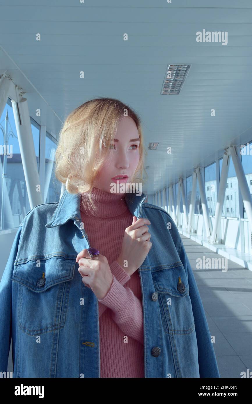 Beautiful Asian Girl Candid Portrait Stock Photo - Alamy