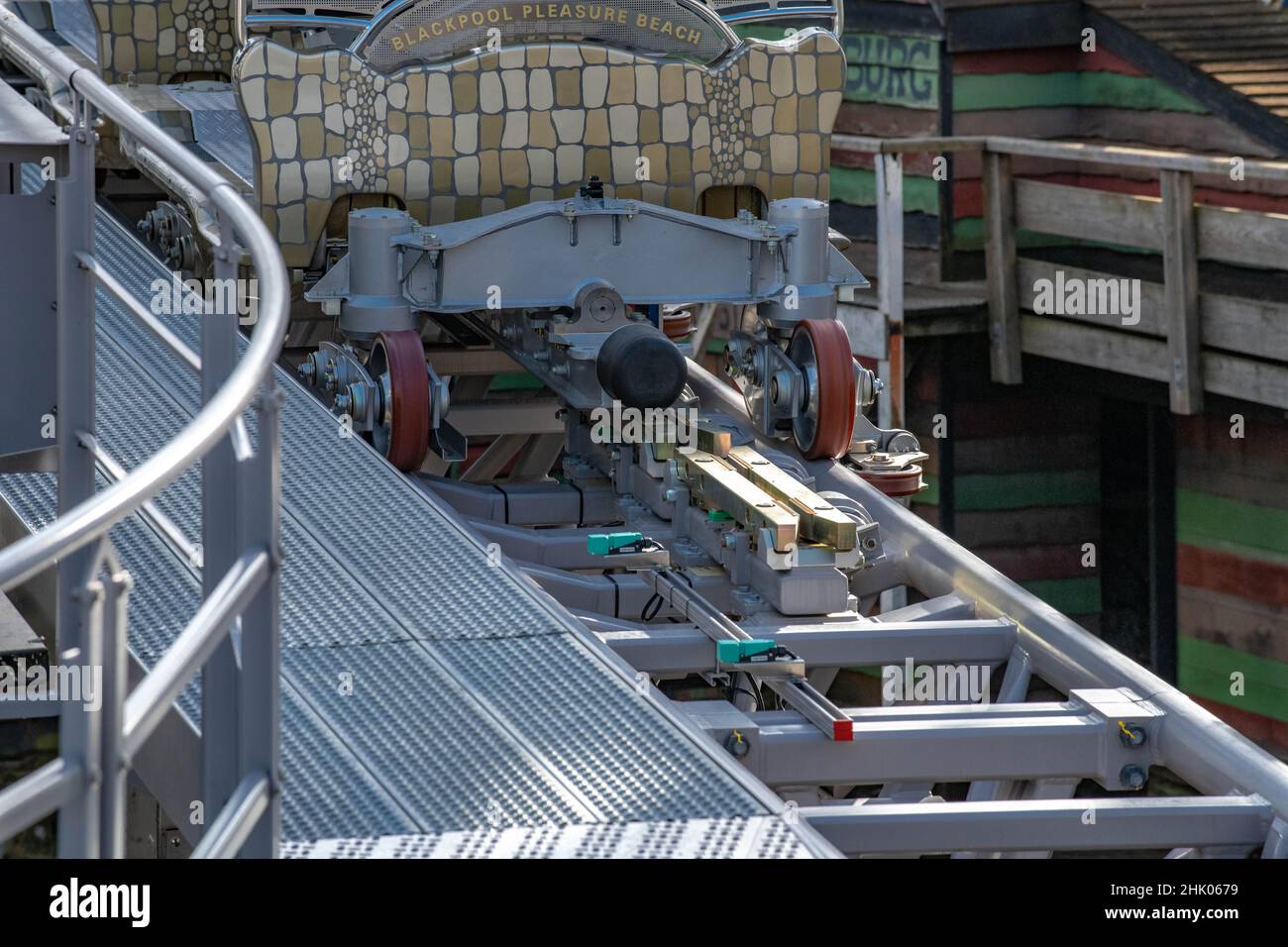Icon At Pleasure Beach Blackpool Testing Before It was Opened to the Public , Minus the Front or