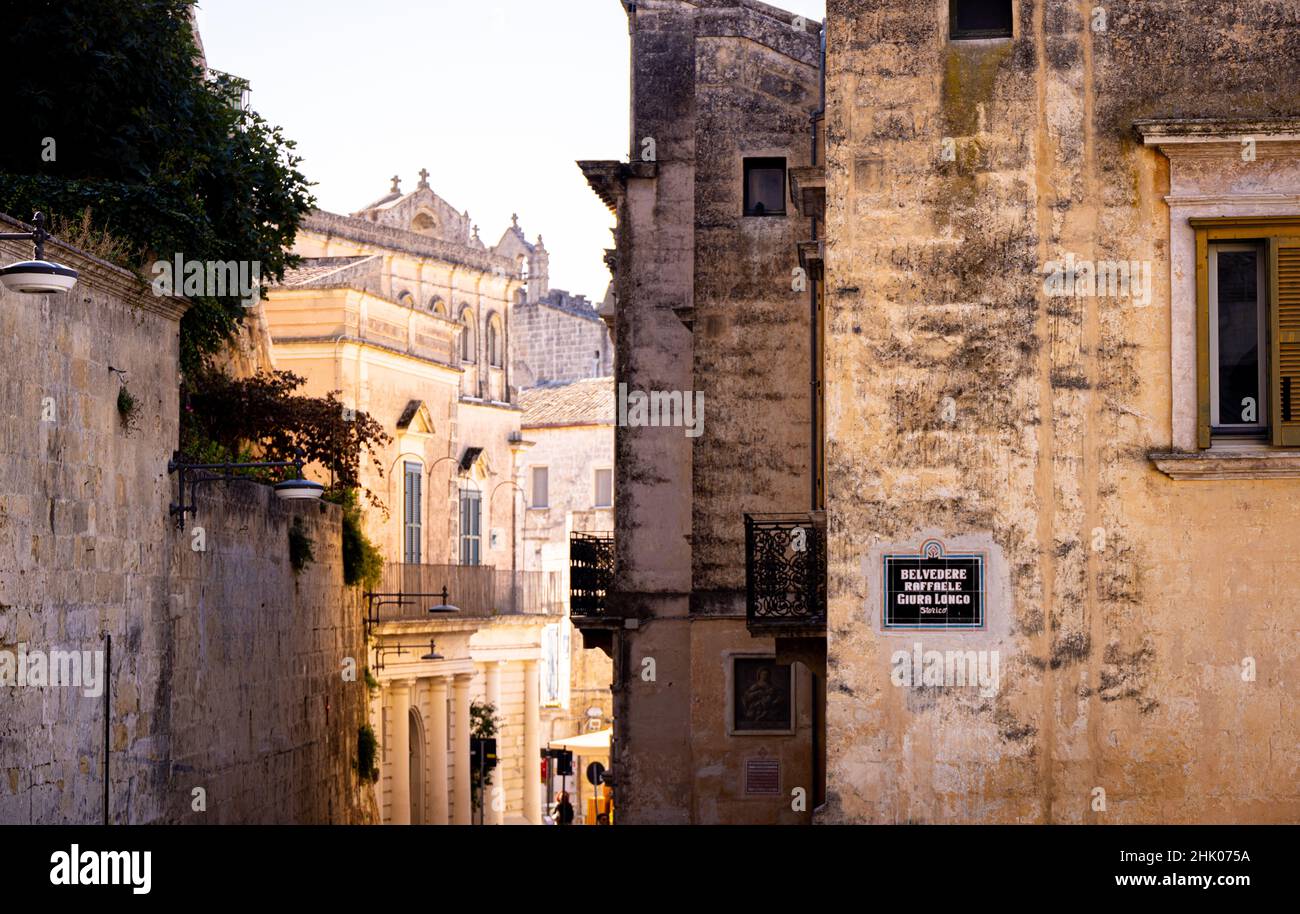 Amazing Matera Old Town a historic Unesco World Heritage site in