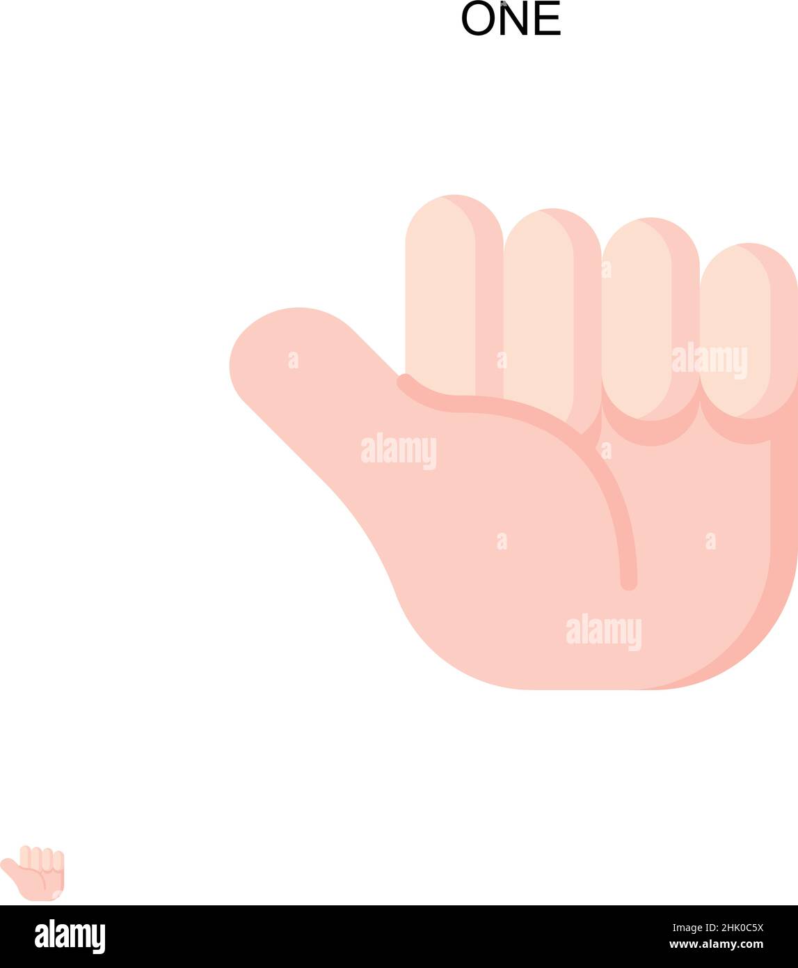 One Simple vector icon. Illustration symbol design template for web ...