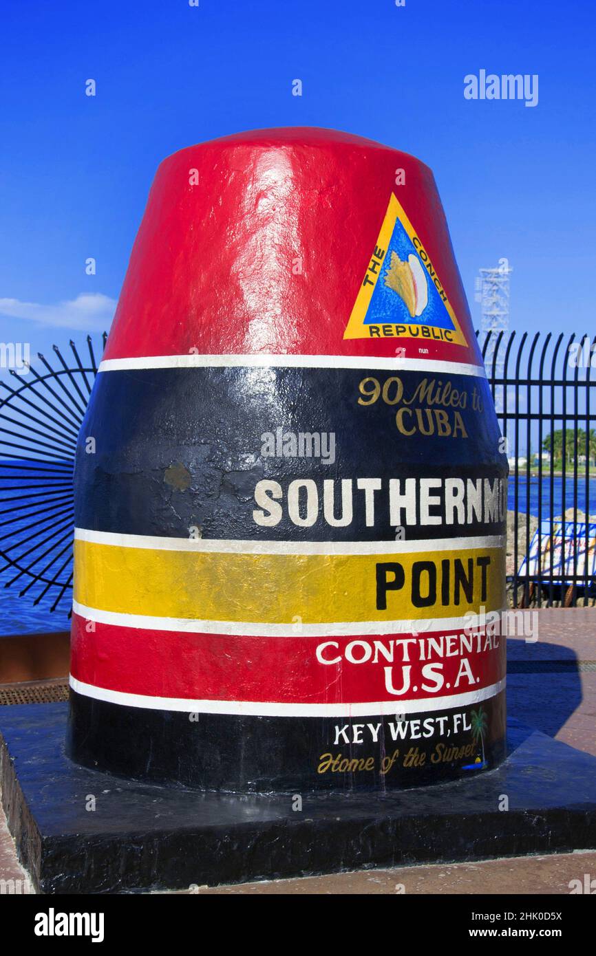 the southernmost point in KEy West Stock Photo Alamy