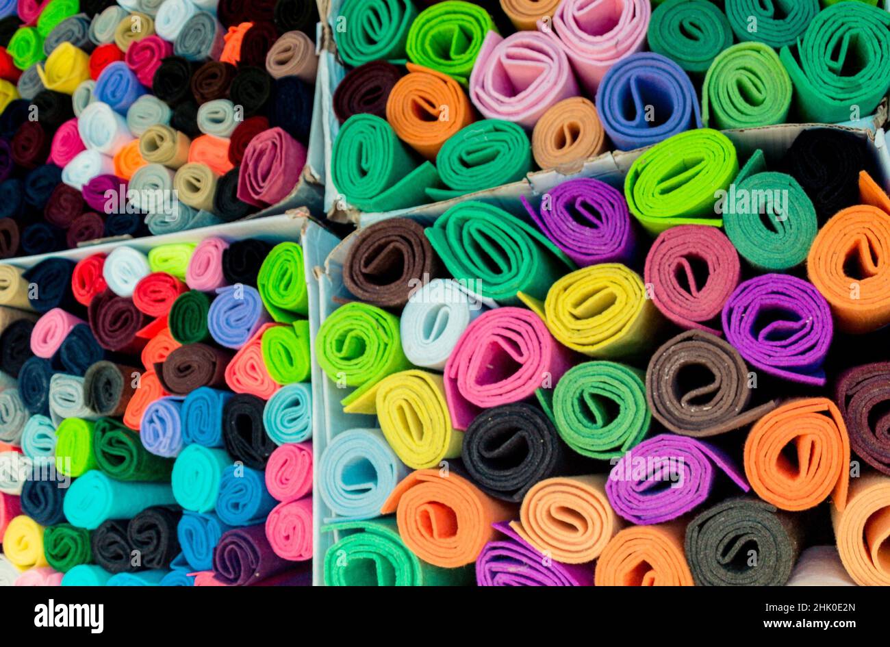 Fabric rolls hires stock photography and images Alamy