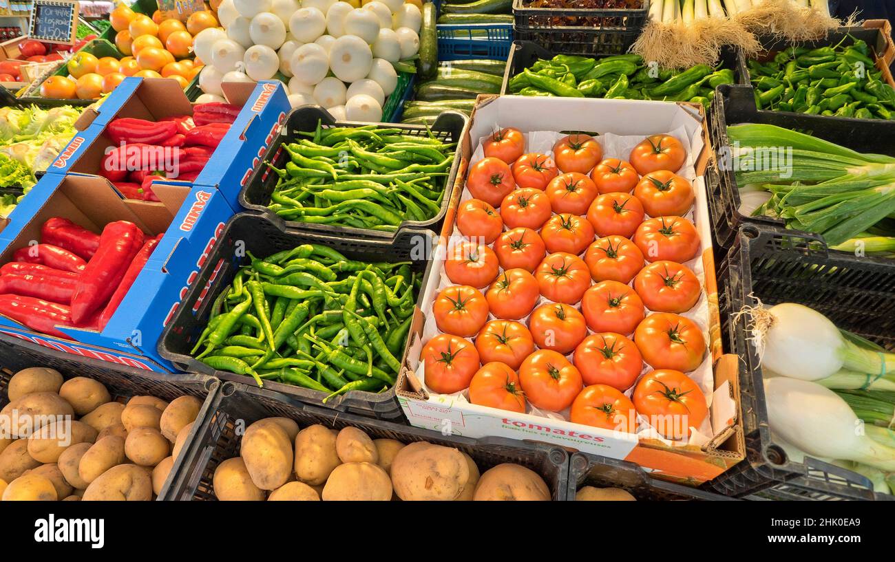 Fresh Fruits at Central Food Market Stock Photo Alamy