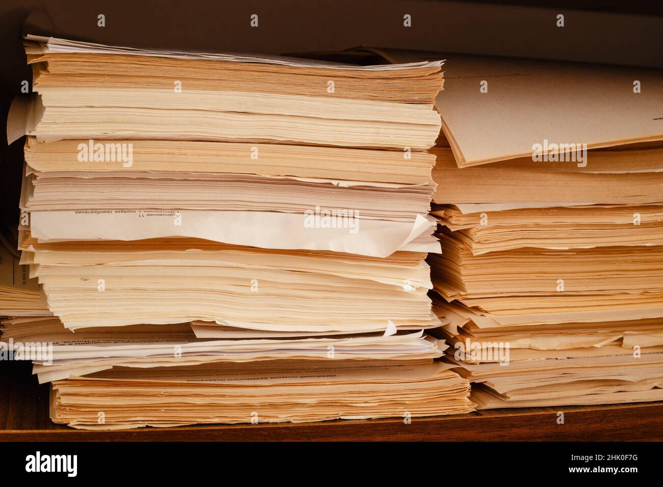 Keeping Paper Records Background Stock Photo Alamy