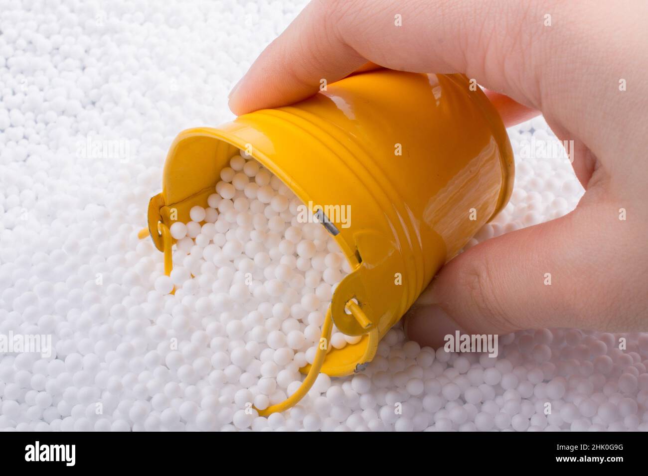 Old style metal buckets made of metal Stock Photo Alamy