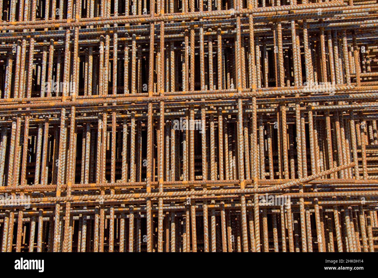 Iron bars reinforcement concrete bars for construction Stock Photo Alamy